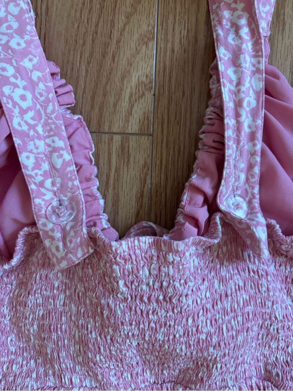 Abercrombie and Fitch Pink Midi Dress - Picture 5 of 5